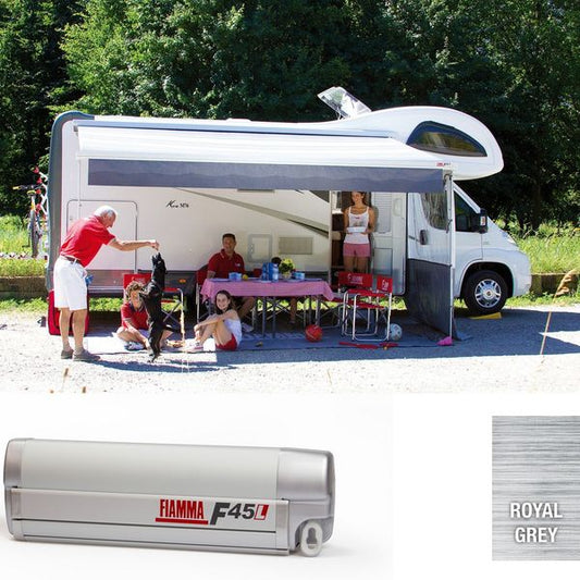 Fiamma Titanium F45L 450 Awning Royal Grey Fabric - Letang Auto Electrical Vehicle Parts