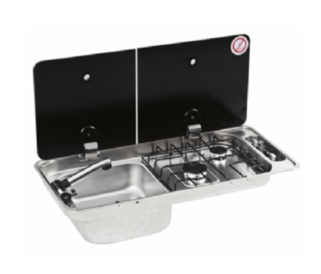 FL1402 2 Burner Combi Unit LH Sink - Letang Auto Electrical Vehicle Parts