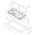 FL1765 2 Burner Combi Unit - RH Sink 