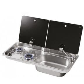 FL1765 2 Burner Combi Unit - RH Sink 