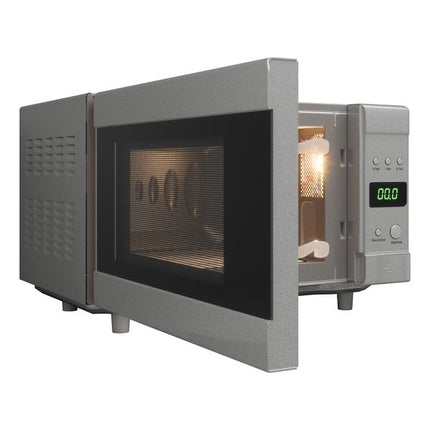 Flatbed Microwave in Silver Without Rotating Plate (230V, 700W, 20L) - Letang Auto Electrical Vehicle Parts