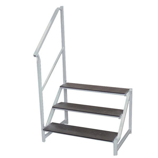 Free-Standing 3 Tread Step Galvanised - Letang Auto Electrical Vehicle Parts