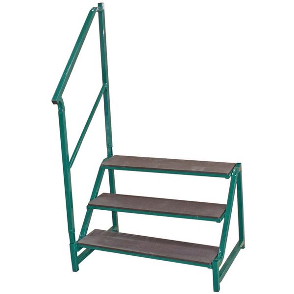 Three Tread Spring Loaded Step Free-Standing 3 Tread Step Green – Letang Auto Electrical Vehicle Parts