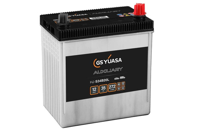 HJ-S34B20L GS Yuasa Auxiliary AGM Battery - Letang Auto Electrical Vehicle Parts