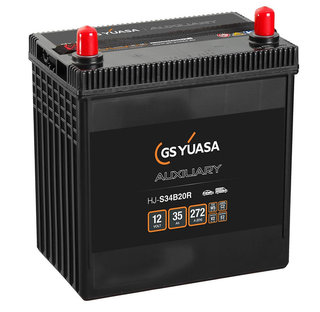 HJ-S34B20R GS Yuasa Auxiliary AGM Battery - Letang Auto Electrical Vehicle Parts