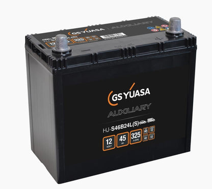 HJ-S46B24L(S) GS Yuasa Auxiliary AGM Battery - Letang Auto Electrical Vehicle Parts