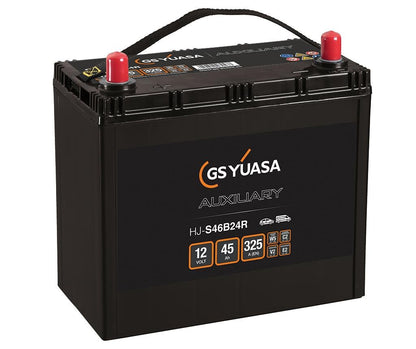 HJ-S46B24R GS Yuasa Auxiliary AGM Battery - Letang Auto Electrical Vehicle Parts