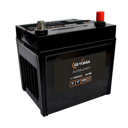 HJ-S55D23L GS Yuasa Auxiliary AGM Battery - Letang Auto Electrical Vehicle Parts