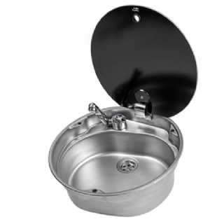 LR1770 Round Sink C/W Glass Lid - Letang Auto Electrical Vehicle Parts