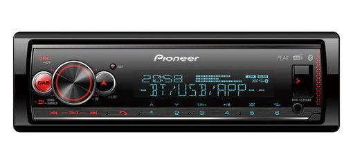 Pioneer MVH-S520DAB Mechless Bluetooth Spotify Usb Aux Dab Direct iPod / iPhone Control Single Din Stereo - Letang Auto Electrical Vehicle Parts