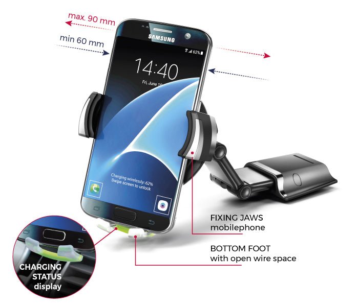 Power kit QI wireless charging mount - Letang Auto Electrical Vehicle Parts