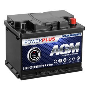 POWERPLUS AGM 027 Car battery 12V Stop start technology - Letang Auto Electrical Vehicle Parts