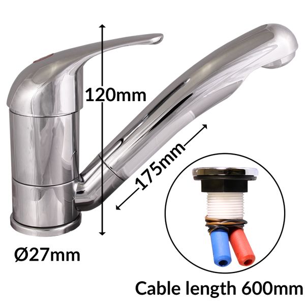 Single Lever Mixer Kama 27mm Tap - Letang Auto Electrical Vehicle Parts