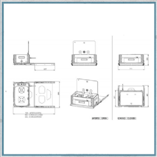 SLIDE OUT 2 BURNER HOB - Letang Auto Electrical Vehicle Parts