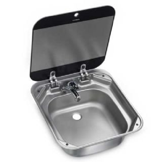Smev 8006 sink c/w glass lid - Letang Auto Electrical Vehicle Parts