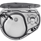 SMEV 8821 L/H 1 Burner combi unit and lid