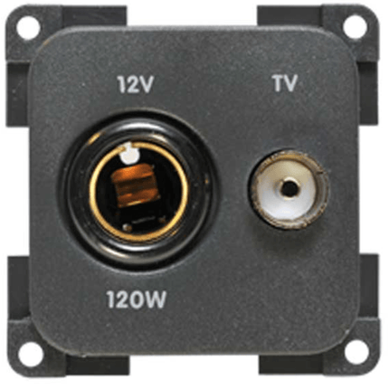 Standard 12V Socket and TV Aerial Socket