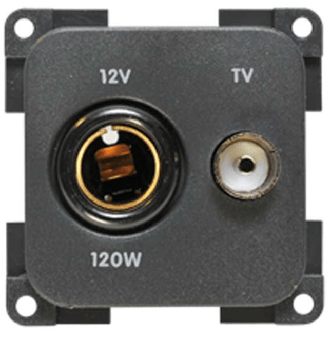 Standard 12V Socket and TV Aerial Socket