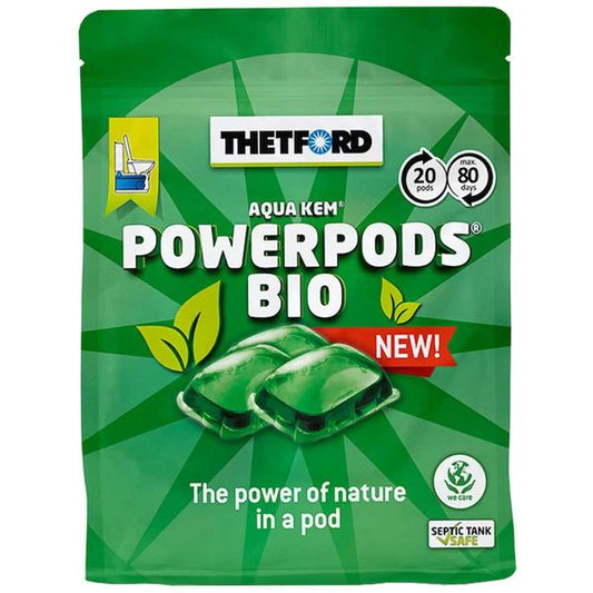 Thetford Aqua Kem PowerPods Bio (20 Pods) - Letang Auto Electrical Vehicle Parts
