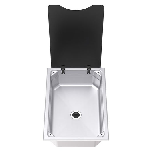 Thetford Rectangular Sink 360 x 550mm Stainless Steel (SBL1750-SP) - Letang Auto Electrical Vehicle Parts