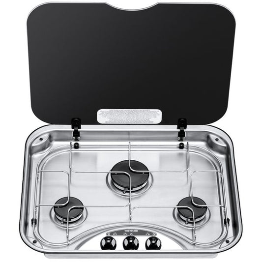 Thetford Series 345 Rectangular Hob 12V Ign Stainless Steel - Letang Auto Electrical Vehicle Parts