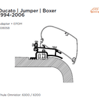 Ducato Jumper Boxer Series 6 1994-2006 (Adapter Epdm)