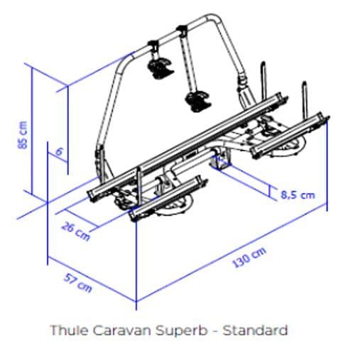 Thule Caravan Superb 3rd Rail Kit (Black) - Letang Auto Electrical Vehicle Parts