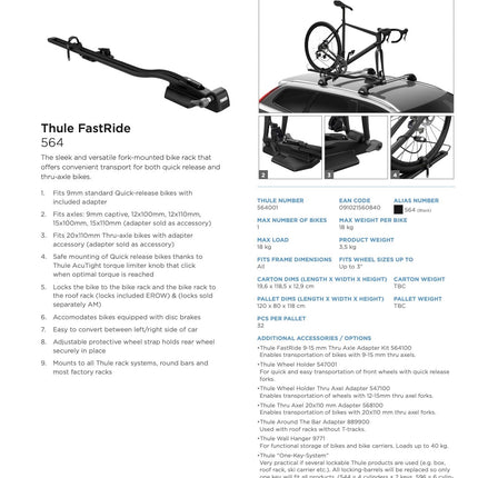 Thule FastRide - Letang Auto Electrical Vehicle Parts