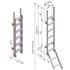 Thule Ladder Deluxe 11 Steps (Oval arms- White Lacquered- Foldable) - Letang Auto Electrical Vehicle Parts
