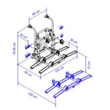 Thule Lift V16 bike carrier Manual or 12V - Letang Auto Electrical Vehicle Parts