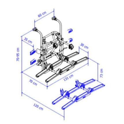 Thule Lift V16 bike carrier Manual Version - Letang Auto Electrical Vehicle Parts