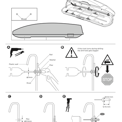 Thule Motion 3 M RoofBox Black Glossy 390 L - 639200 - Letang Auto Electrical Vehicle Parts