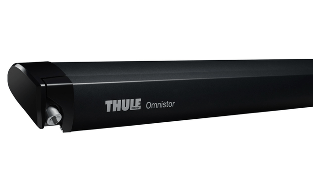 Thule Omnistor 6300 van awning in anthracite finish, ready for quick installation.