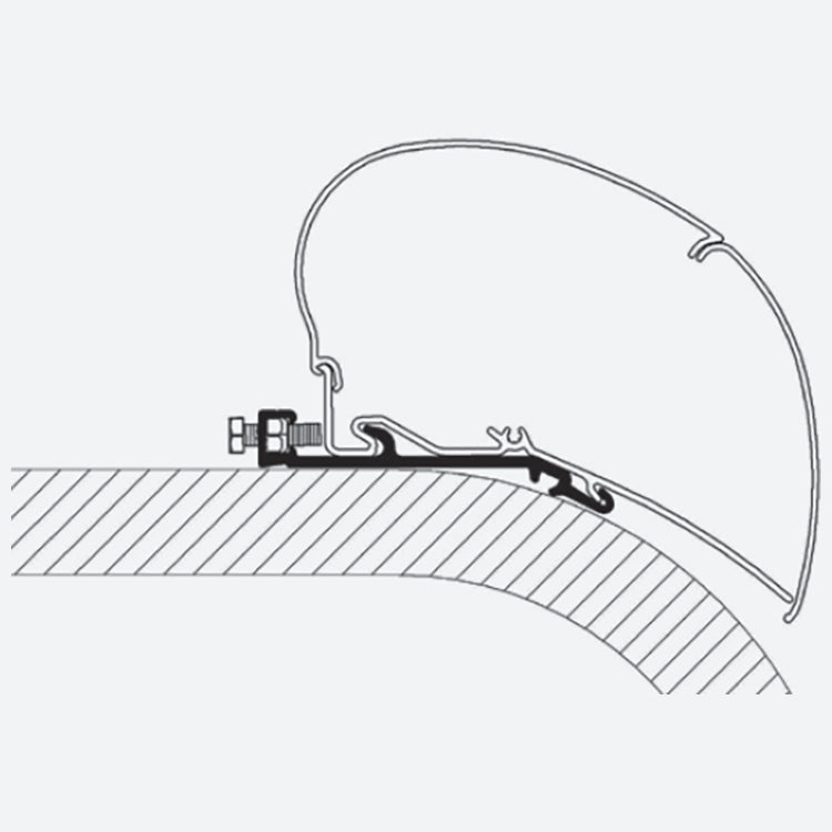 Thule Omnistor Adapter Flat Roof Mounting - Letang Auto Electrical Vehicle Parts