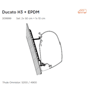 Thule Omnistor Adapter For Ducato H3 Wand Adapter Set - Letang Auto Electrical Vehicle Parts