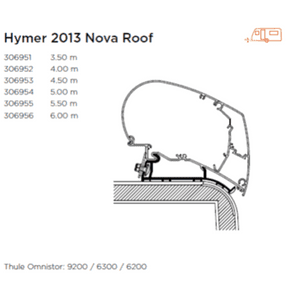 Thule Omnistor Adapter For Roof Mounting Motorhome. - Letang Auto Electrical Vehicle Parts
