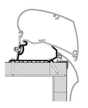 Thule Omnistor Adapter For Roof Mounting Motorhome. - Letang Auto Electrical Vehicle Parts