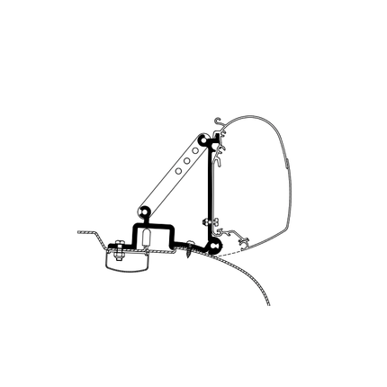 Thule Omnistor Awning Adapter For Ducato Jumper Boxer 2006 Set ( 3 x 8cm) - Letang Auto Electrical Vehicle Parts