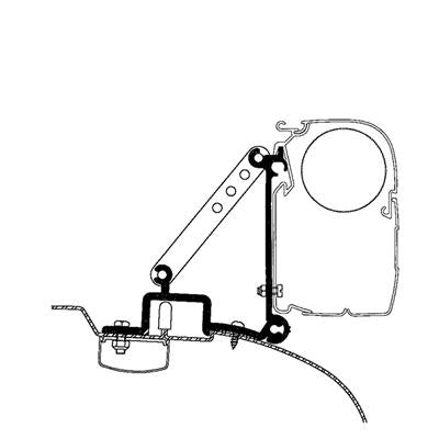 Thule Omnistor Wall Mounting Awning Adapters for Ducato - Letang Auto Electrical Vehicle Parts