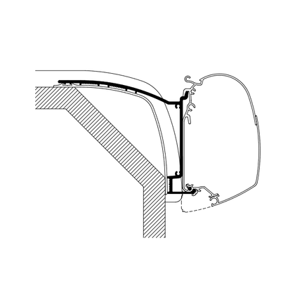 Thule Omnistor Wall Mounting Awning Adapters For Laika - Letang Auto Electrical Vehicle Parts