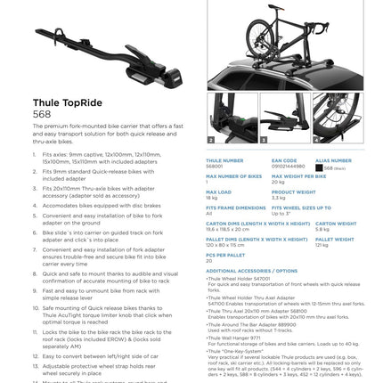 Thule Topride - Letang Auto Electrical Vehicle Parts