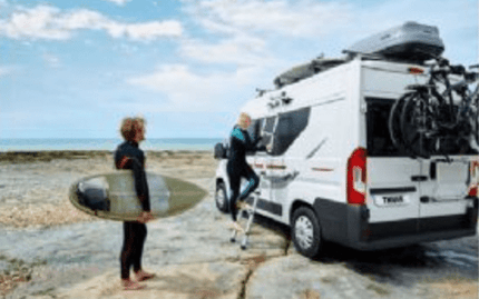 Thule Van Ladder 9 Steps ( fixation kit and bag included) - Letang Auto Electrical Vehicle Parts
