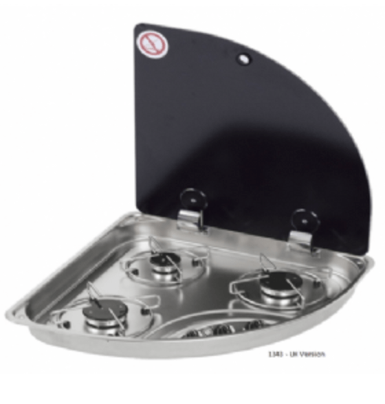Triangular 3 Burner Hob LH OR RH