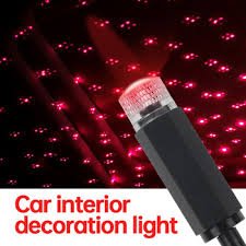 USB LED Car Roof Interior Atmosphere Star Night Light Lamp Projector Light Decor - Letang Auto Electrical Vehicle Parts