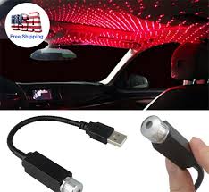 USB LED Car Roof Interior Atmosphere Star Night Light Lamp Projector Light Decor - Letang Auto Electrical Vehicle Parts