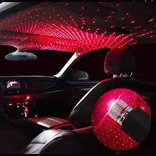 USB LED Car Roof Interior Atmosphere Star Night Light Lamp Projector Light Decor - Letang Auto Electrical Vehicle Parts
