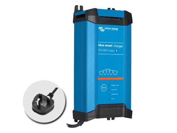 Victron Blue Smart IP22 Charger 12V/15A - 1 Output - UK Plug - Letang Auto Electrical Vehicle Parts