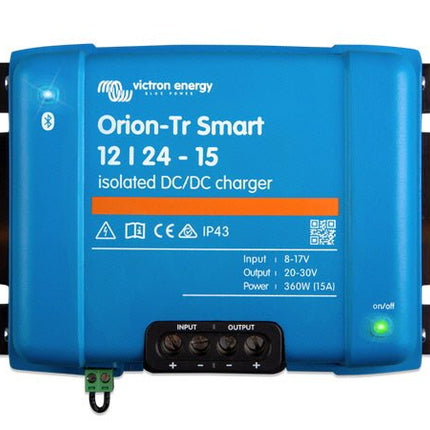 Victron Orion-Tr Smart 12/24V-15A Isolated DC-DC Charger - Letang Auto Electrical Vehicle Parts