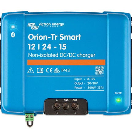 Victron Orion-Tr Smart 12/24V-15A Non-Isolated DC-DC Charger - Letang Auto Electrical Vehicle Parts