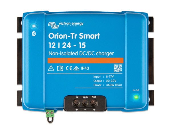 Victron Orion-Tr Smart 12/24V-15A Non-Isolated DC-DC Charger - Letang Auto Electrical Vehicle Parts
